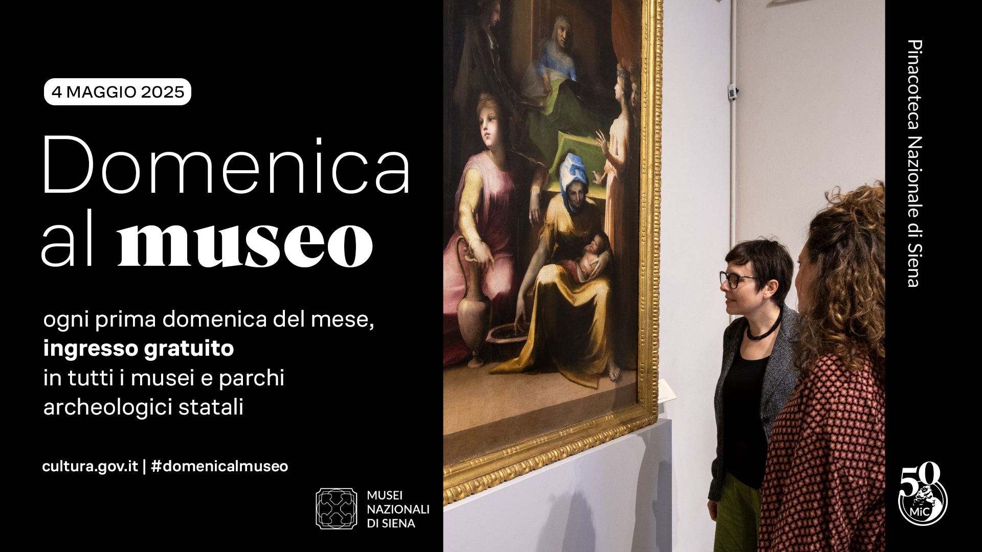 4 maggio 2025, Pinacoteca Nazionale di Siena: Domenica al Museo